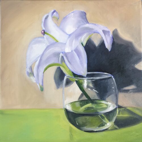 Reflections – 12 x 12 oil on canvas