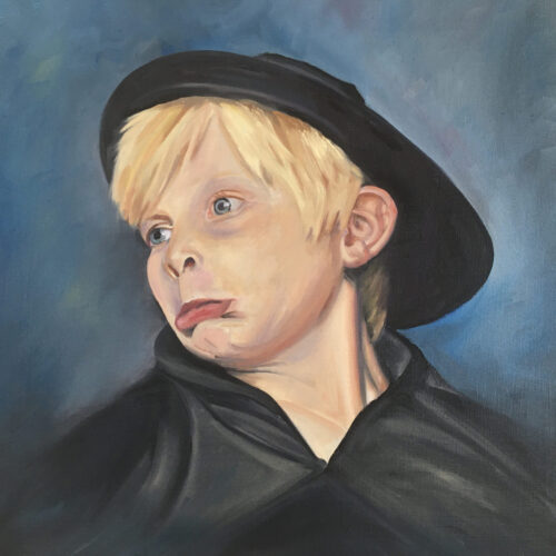 Jace - 18 x 18 oil on canvas
