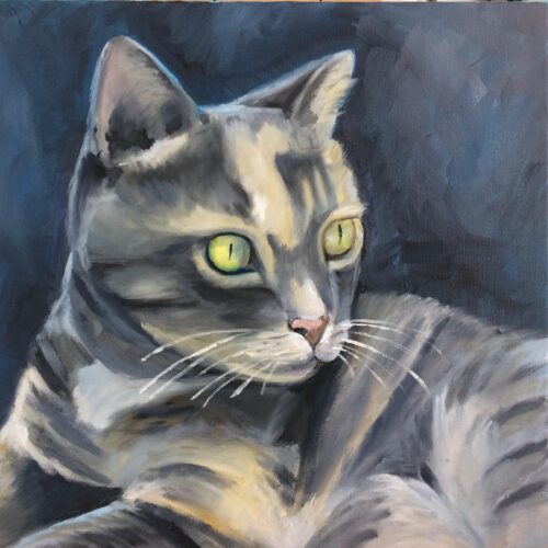 Momma - 12 x 12 oil on canvas