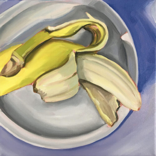 Bird's eye view - 12 x 12 oil on canvas