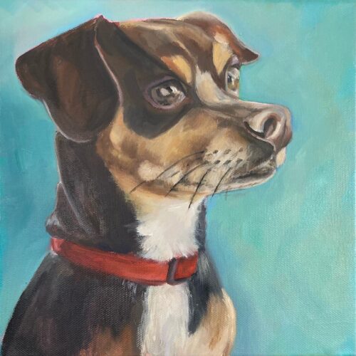 Hurley – 10 x 10 oil on canvas